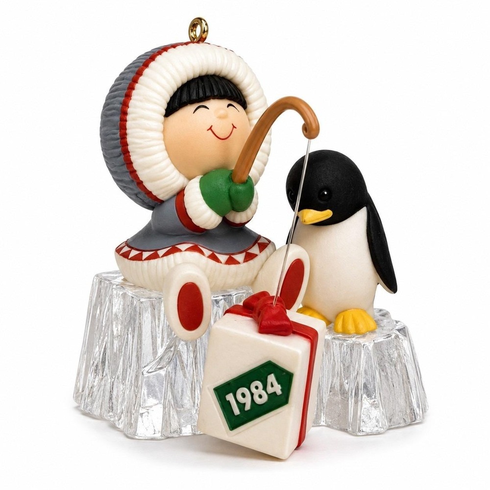 Hallmark Keepsake Ornament Frosty Friends 1984 5th Series Vintage X-mas In Box